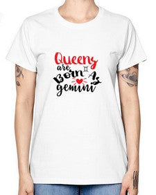 queens Are Born As Gemini 385# - gemini -  Missy T-Shirt