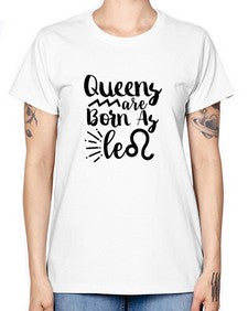 queens Are Born As Leo 386# - leo -  Missy T-Shirt