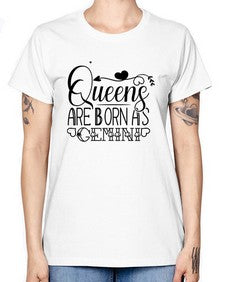 queens are born as Gemini 390# - gemini -  Missy T-Shirt