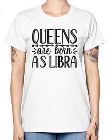 queens are born as Libra 395# - libra -  Missy T-Shirt