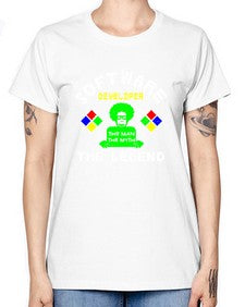 software developer the legend 16# - computer -  Missy T-Shirt