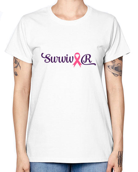survivor 251# - breast cancer -  Missy T-Shirt