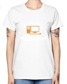 the original computer print delete 12# - computer -  Missy T-Shirt