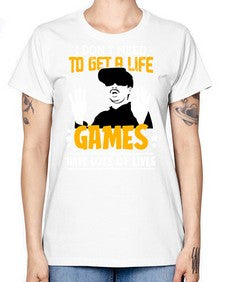 to get a life game 159# - video games -  Missy T-Shirt