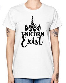 unicorn exist 456# - unicorn -  Missy T-Shirt