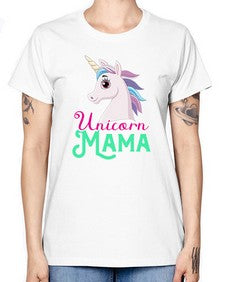 unicorn mama 471# - unicorn -  Missy T-Shirt
