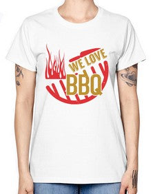 we love bbq 459# - bbq -  Missy T-Shirt
