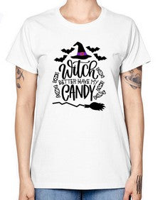 witch better have my candy 17# - witch -  Missy T-Shirt