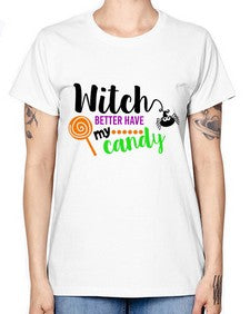 witchbetterhavecandy 12# - witch -  Missy T-Shirt