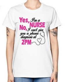 yes im a nurse 1672# - nurse -  Missy T-Shirt