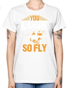 you look so fly  53# - airplane -  Missy T-Shirt