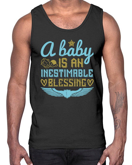 A baby is an inestimable blessing Style 259#- baby- Cotton Tank