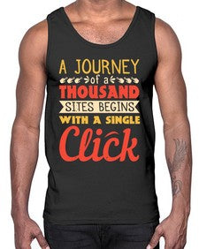 A journey of a thousand sites begins with a single click 79#- internet- Cotton Tank