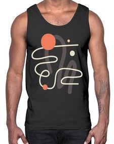 Abstract Shape 198#- art pop art- Cotton Tank