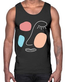 Abstract Shape 201#- art pop art- Cotton Tank