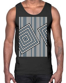 Abstract Shape 210#- art pop art- Cotton Tank