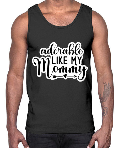 Adorable Like My Mommy 269#- baby- Cotton Tank