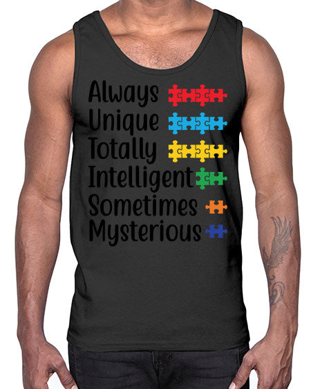 Always Unique Style 42#- autism- Cotton Tank