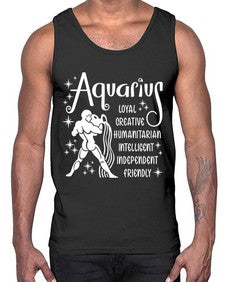 Aquarius 68#- aquarius- Cotton Tank