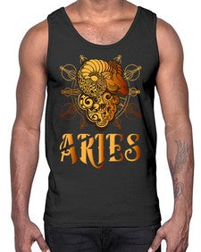 Aries 121#- aries- Cotton Tank