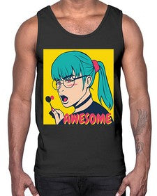 Awesome 244#- art pop art- Cotton Tank