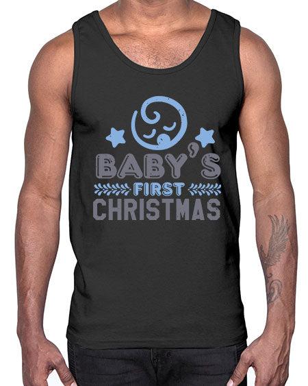 Baby First Christmas Style 25#- baby shower- Cotton Tank