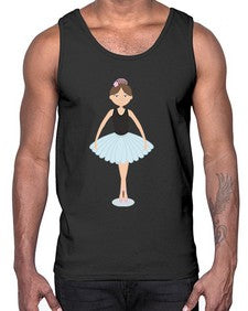 Ballerina 54#- ballet- Cotton Tank