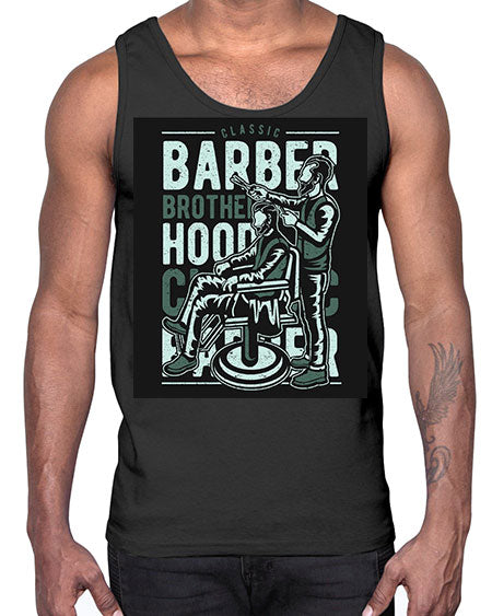 Barber Brotherhood587#- barber- Cotton Tank