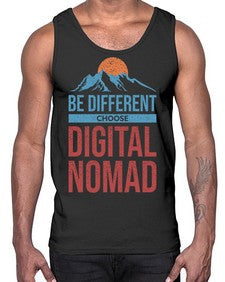 Be Different Choose Digital Nomad 28#- internet- Cotton Tank