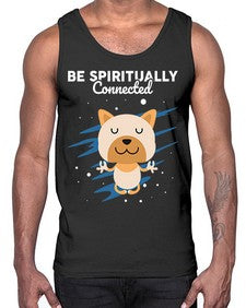 Be Spiritually Connected 114#- yoga- Cotton Tank