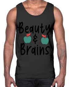 Beauty and Brains 18#- general school- Cotton Tank