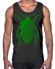 BeetleMandala 255#- mandala- Cotton Tank