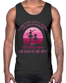 Behind every ballet dancer is ballet 81#- ballet- Cotton Tank