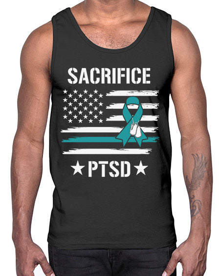 Best Support PTSD Awareness Survivor 27#- PTSD- Cotton Tank