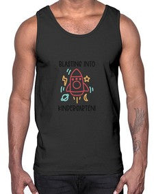 Blasting into kindergarten 24#- kindergarten- Cotton Tank