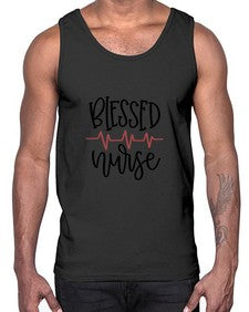 Blessed nurse 626#- nurse- Cotton Tank
