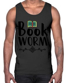 Book Worm 27#- librarian- Cotton Tank