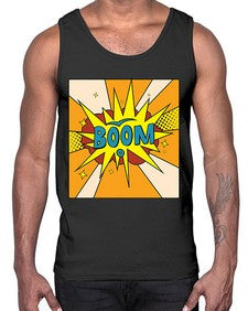 Boom 267#- art pop art- Cotton Tank