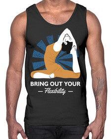 Bring Out Your Flexibility 185#- yoga- Cotton Tank