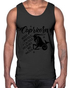 Capricorn 188#- capricorn- Cotton Tank