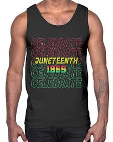 Celabrate Juneteenth Since 1865 Png 18#- black juneteenth- Cotton Tank