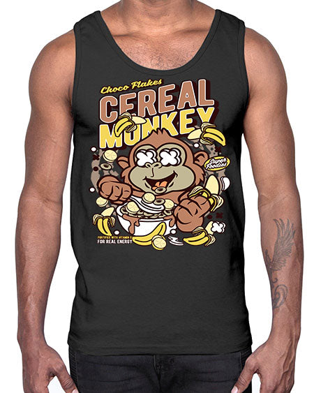 Cereal Monkey- monkey- Cotton Tank