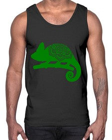 ChameleonMandala 326#- mandala- Cotton Tank