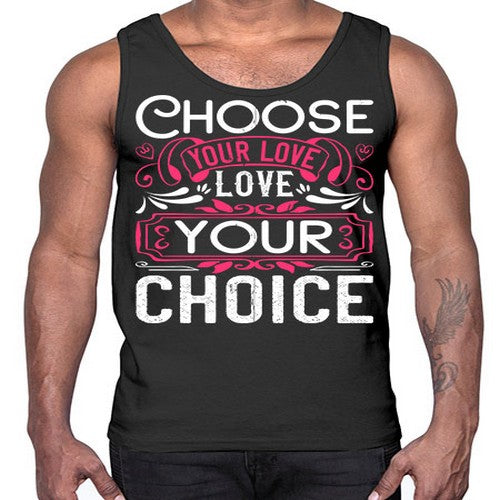 Choose your love Love your choice Style 4#- dogs- Cotton Tank