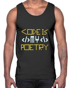 Code is my poetry 21#- computer- Cotton Tank