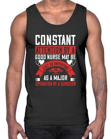 Constant attention by a good nurse may Style 677#- nurse- Cotton Tank
