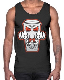 Cup power 78#- cartoon food- Cotton Tank