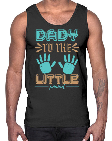 Dady to the little peanut Style 71#- baby shower- Cotton Tank