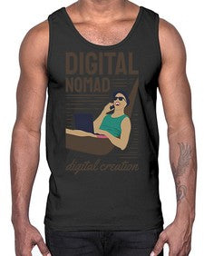 Digital Nomad Digital Creation 22#- internet- Cotton Tank