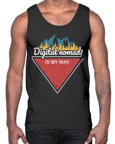 Digital Nomad is My Way 20#- internet- Cotton Tank